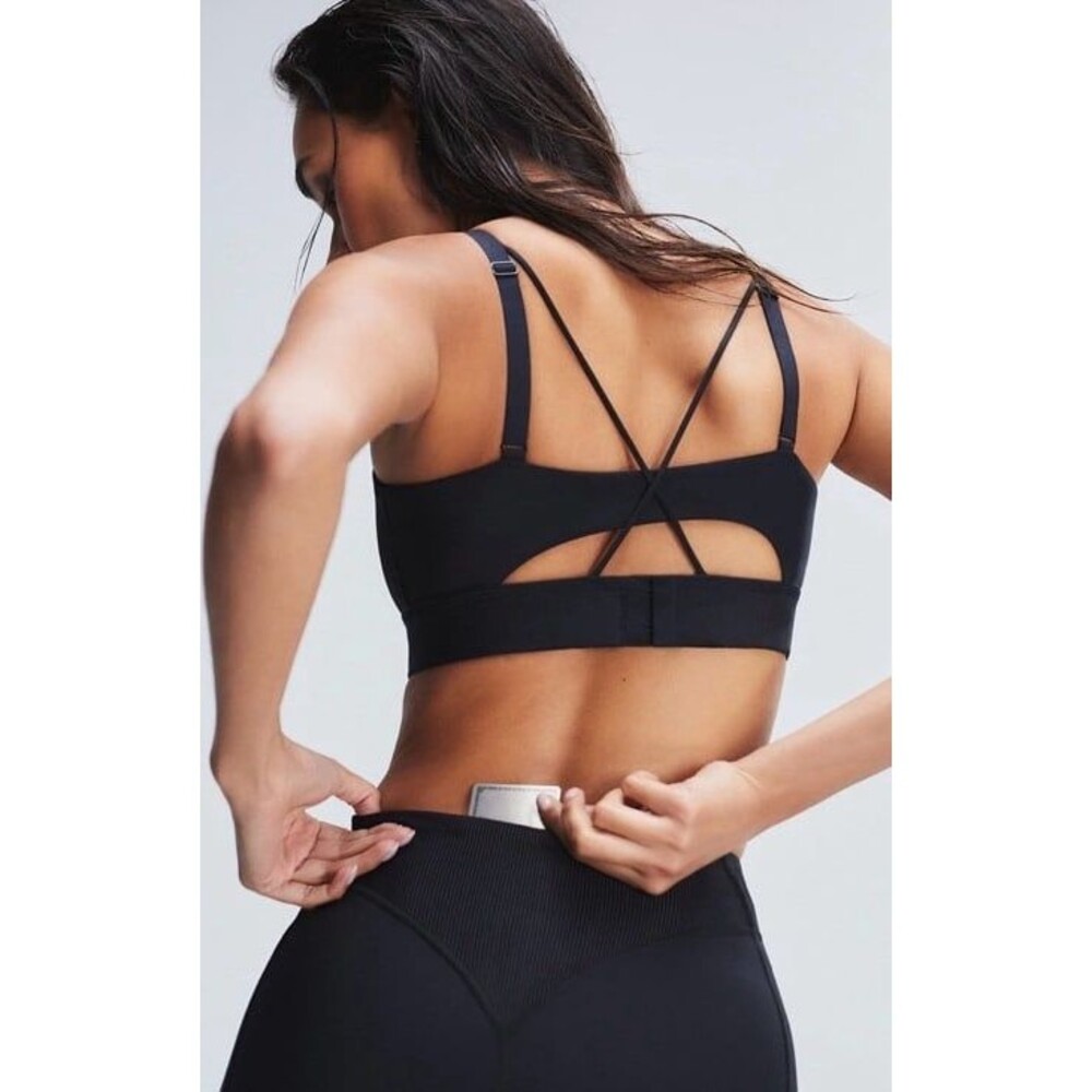 Savage X Fenty CURVE ALERT HIGH-WAIST RIB Black LEGGING Medium - Picture 4 of 12